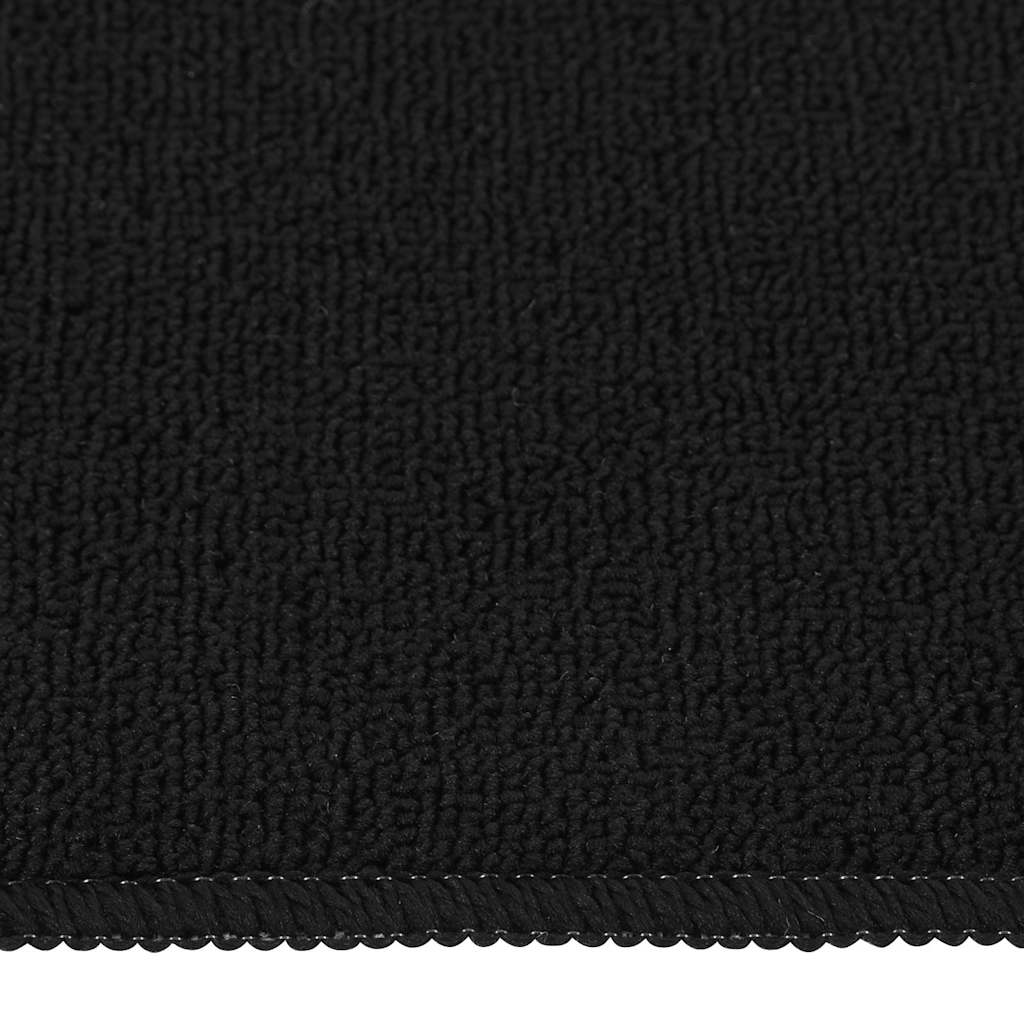 Antirutsch Stufenmatten 15 Stk. 75x20 cm Schwarz Rechteckig