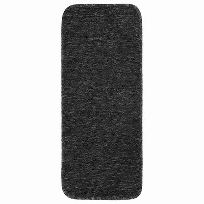 Antirutsch Stufenmatten 15 Stk. 60x25 cm Anthrazit Rechteckig
