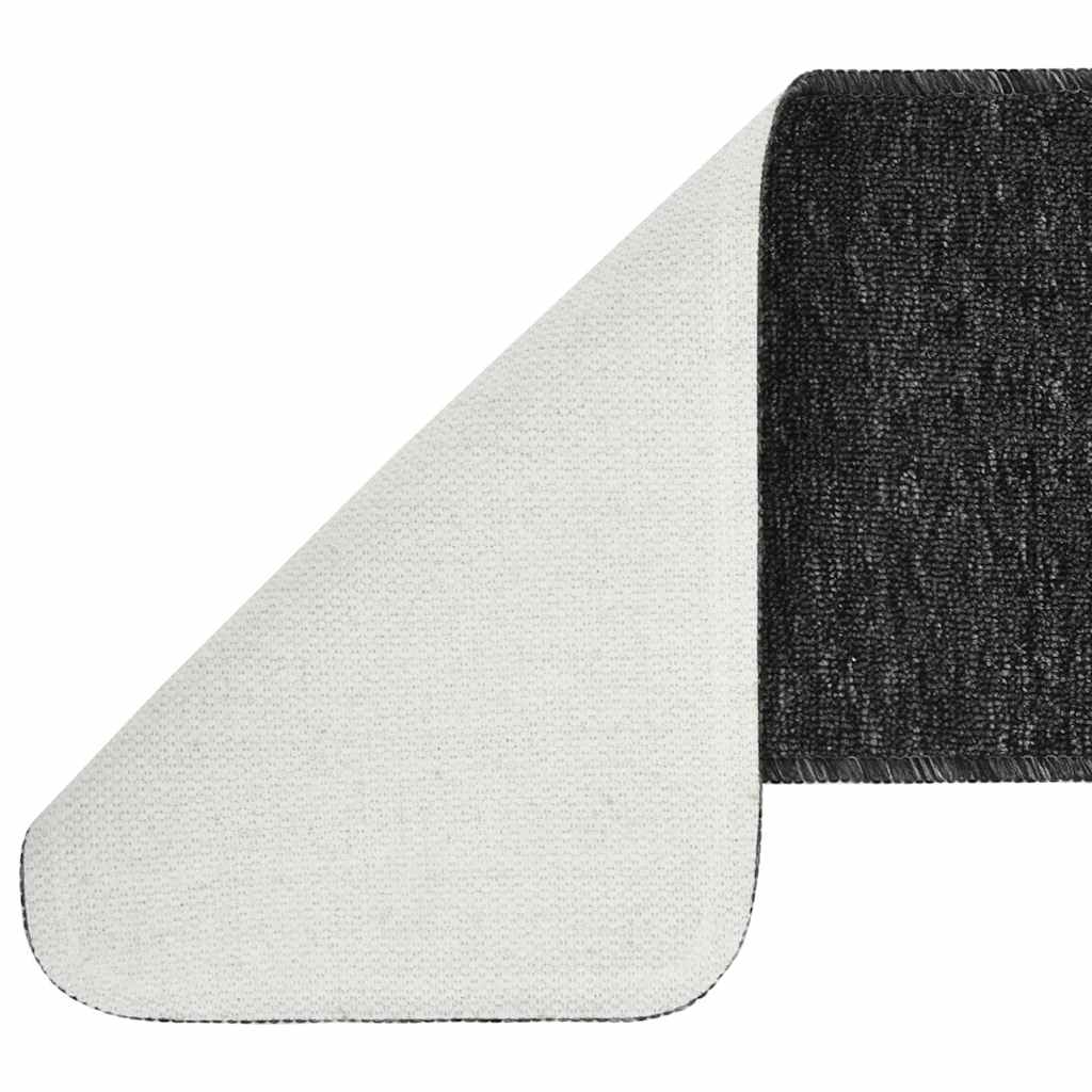 Antirutsch Stufenmatten 15 Stk. 60x25 cm Anthrazit Rechteckig