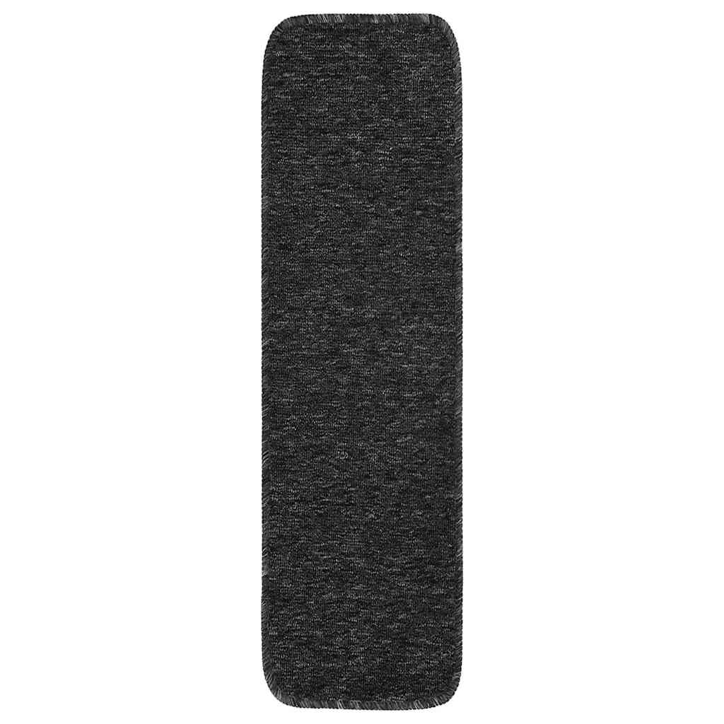 Antirutsch Stufenmatten 15 Stk. 75x20 cm Anthrazit Rechteckig