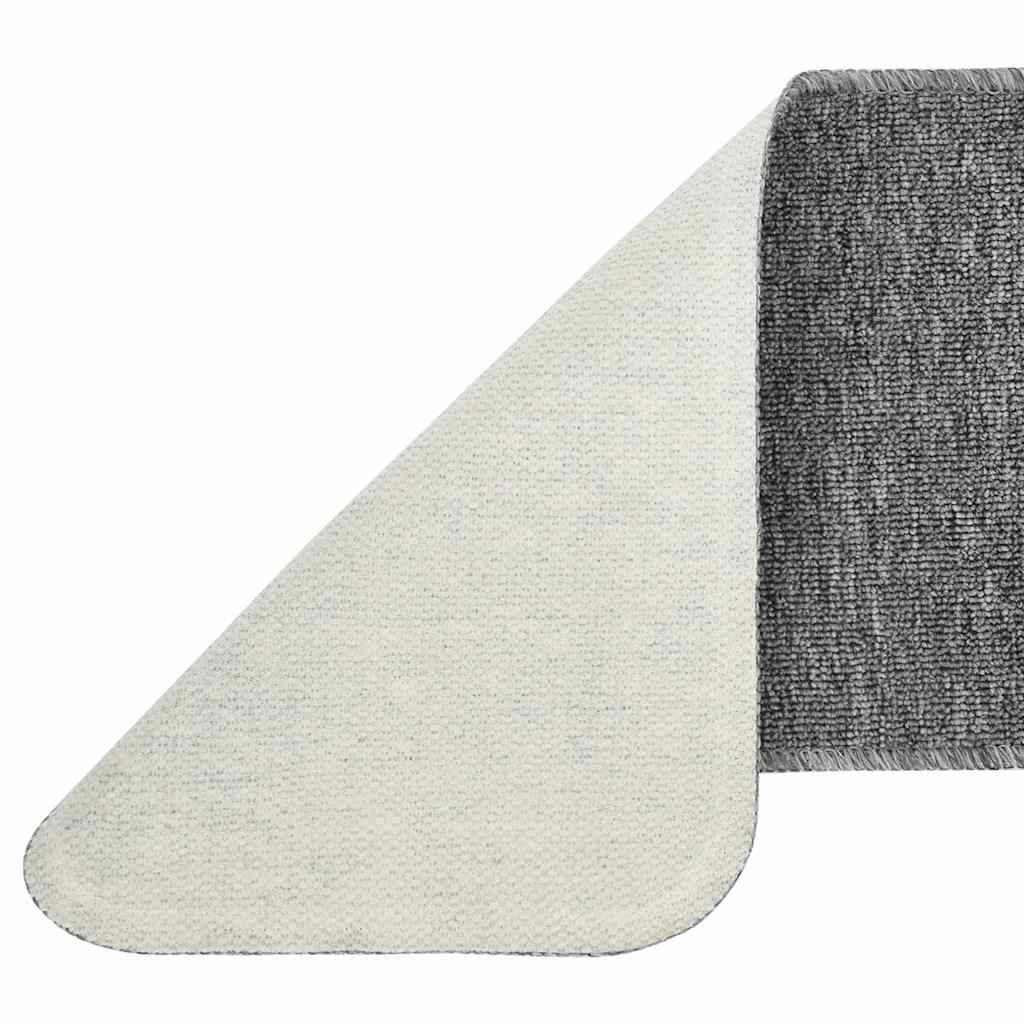 Antirutsch Stufenmatten 15 Stk. 60x25 cm Grau Rechteckig