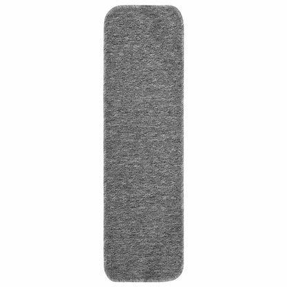 Antirutsch Stufenmatten 15 Stk. 75x20 cm Grau Rechteckig