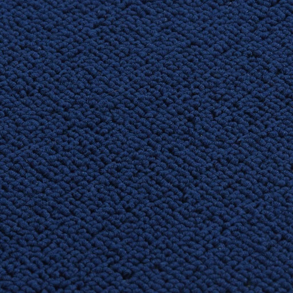Antirutsch Stufenmatten 15 Stk. 75x20 cm Marineblau Rechteckig