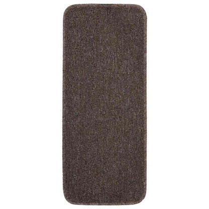 Antirutsch Stufenmatten 15 Stk. 60x25 cm Braun Rechteckig
