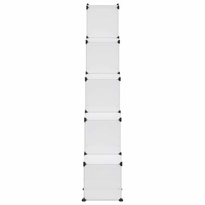 Regalsystem mit 15 Würfeln Transparent PP