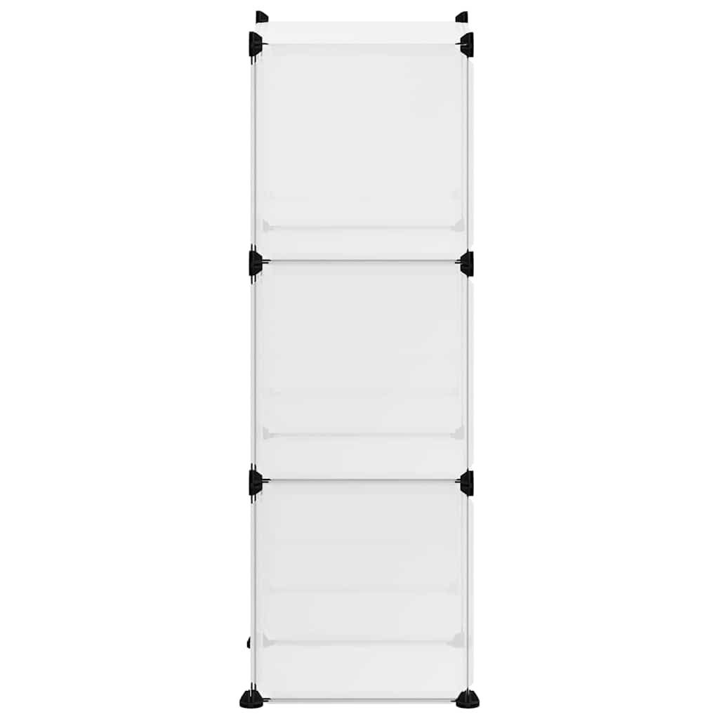 Regalsystem mit 6 Würfeln Transparent PP