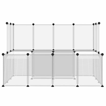 Kleintierkäfig Transparent 143x107x93 cm PP und Stahl