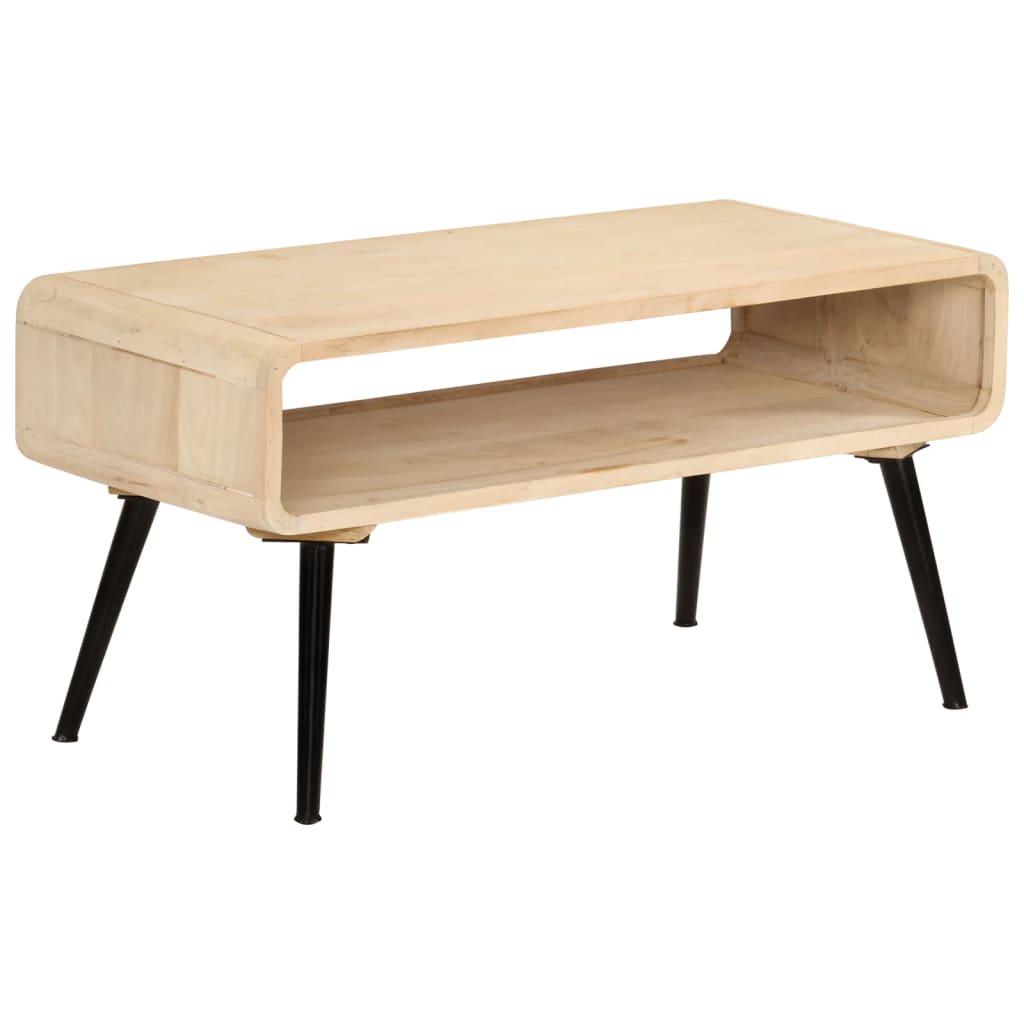 Table basse 95x40x45 cm en bois de manguier massif