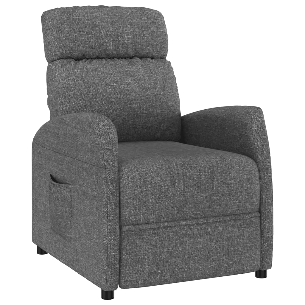 Relaxsessel Dunkelgrau Stoff