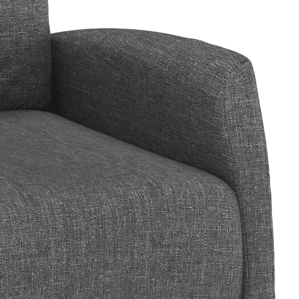 Relaxsessel Dunkelgrau Stoff