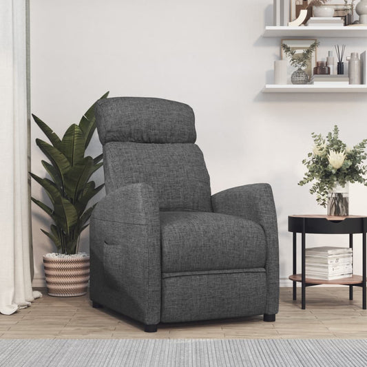 Relaxsessel Dunkelgrau Stoff