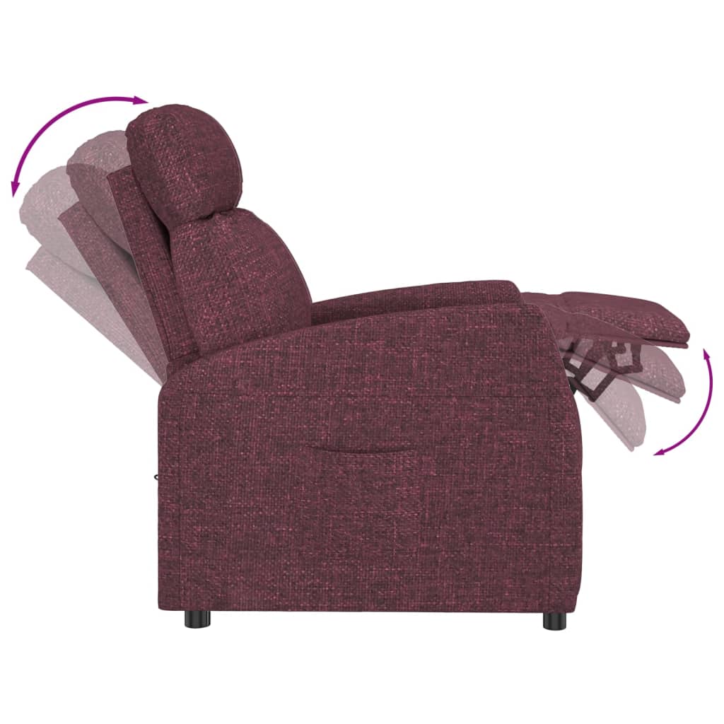 Relaxsessel Lila Stoff