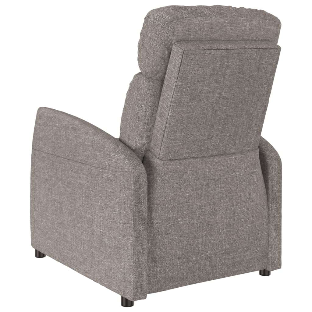 Relaxsessel Taupe Stoff