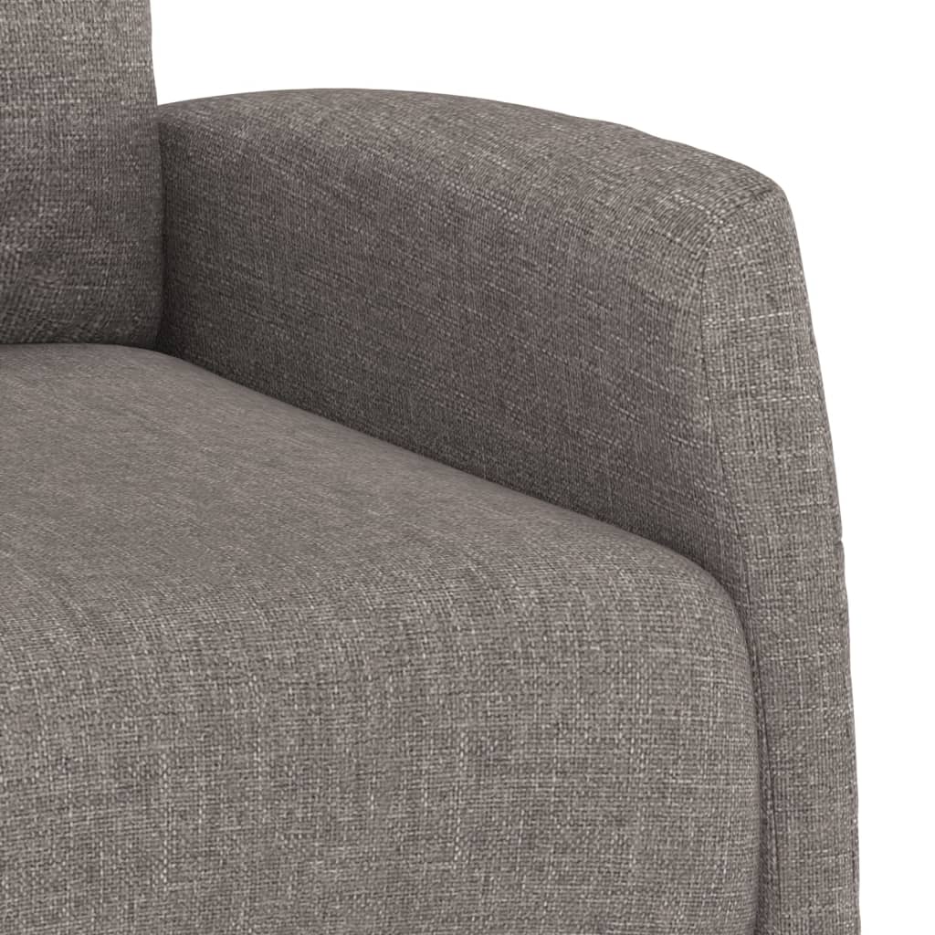 Relaxsessel Taupe Stoff