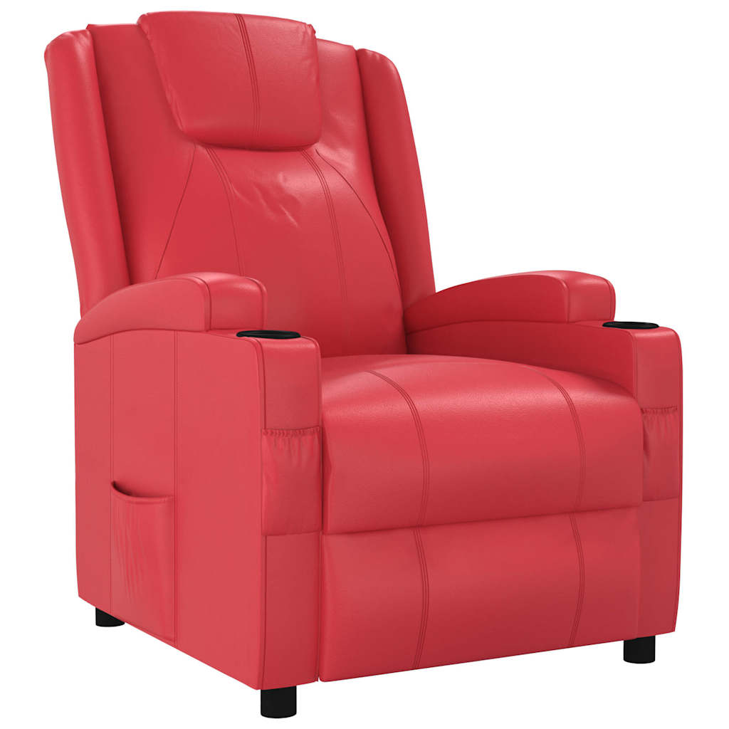 Relaxsessel Rot Kunstleder