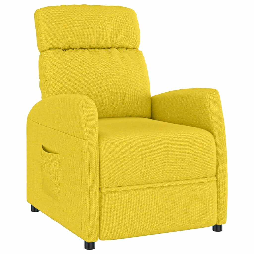 Relaxsessel Hellgelb Stoff