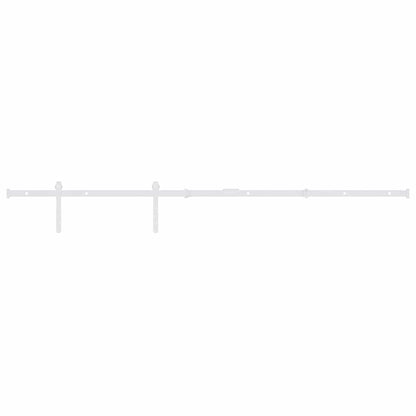 Mini Schiebetürbeschlag Set für Schranktüren Carbonstahl 122 cm