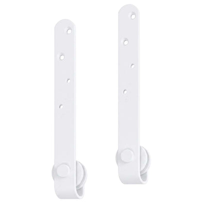 Mini Schiebetürbeschlag Set für Schranktüren Carbonstahl 122 cm