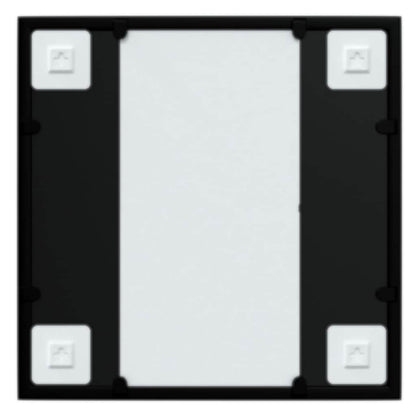 Wandspiegel Schwarz 40x40 cm Metall
