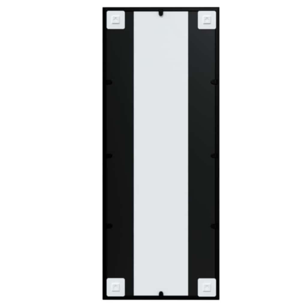 Wandspiegel Schwarz 100x40 cm Metall