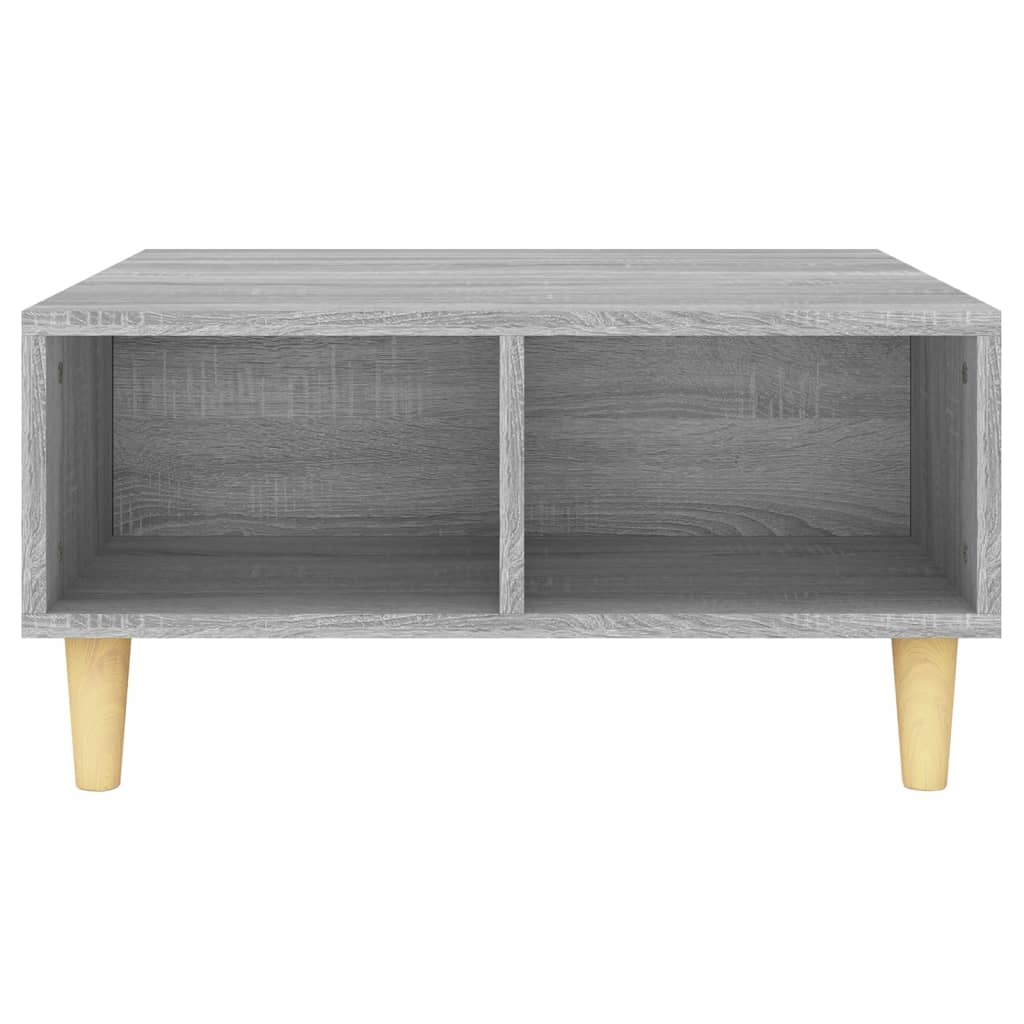 Table basse Sonoma grise 60x60x30 cm en bois