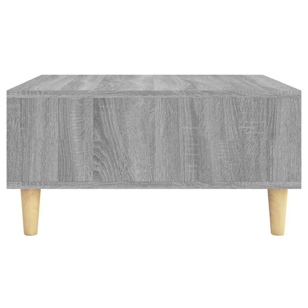 Table basse Sonoma grise 60x60x30 cm en bois