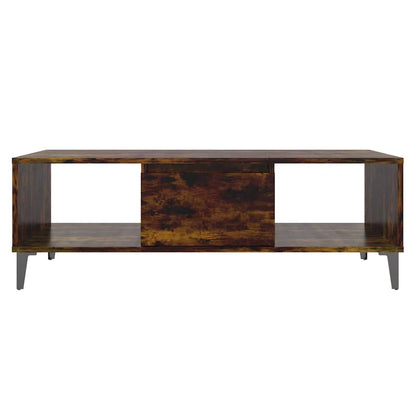 Couchtisch Räuchereiche 103,5x60x35 cm Holzwerkstoff