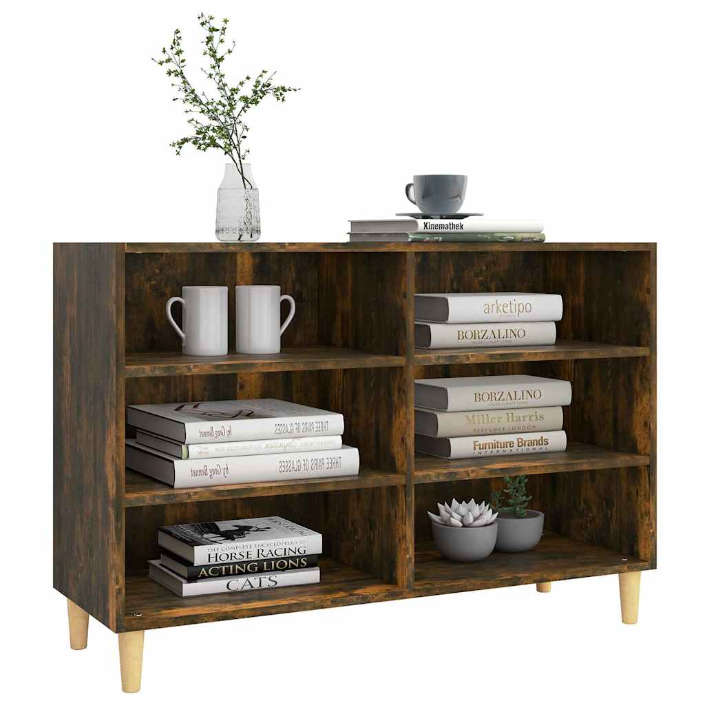 Sideboard Räuchereiche 103,5x35x70 cm Holzwerkstoff