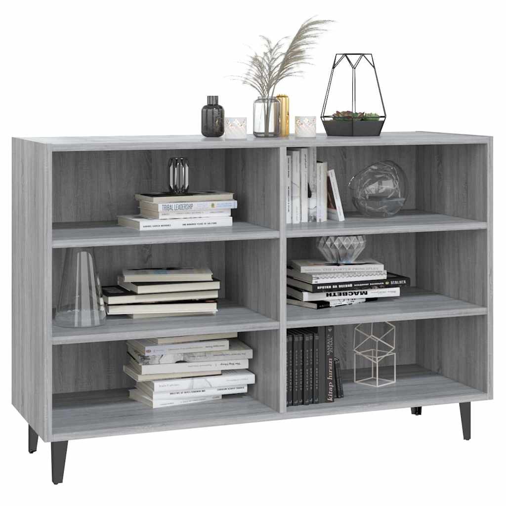Sideboard Grau Sonoma 103,5x35x70 cm Holzwerkstoff