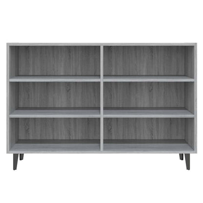 Sideboard Grau Sonoma 103,5x35x70 cm Holzwerkstoff