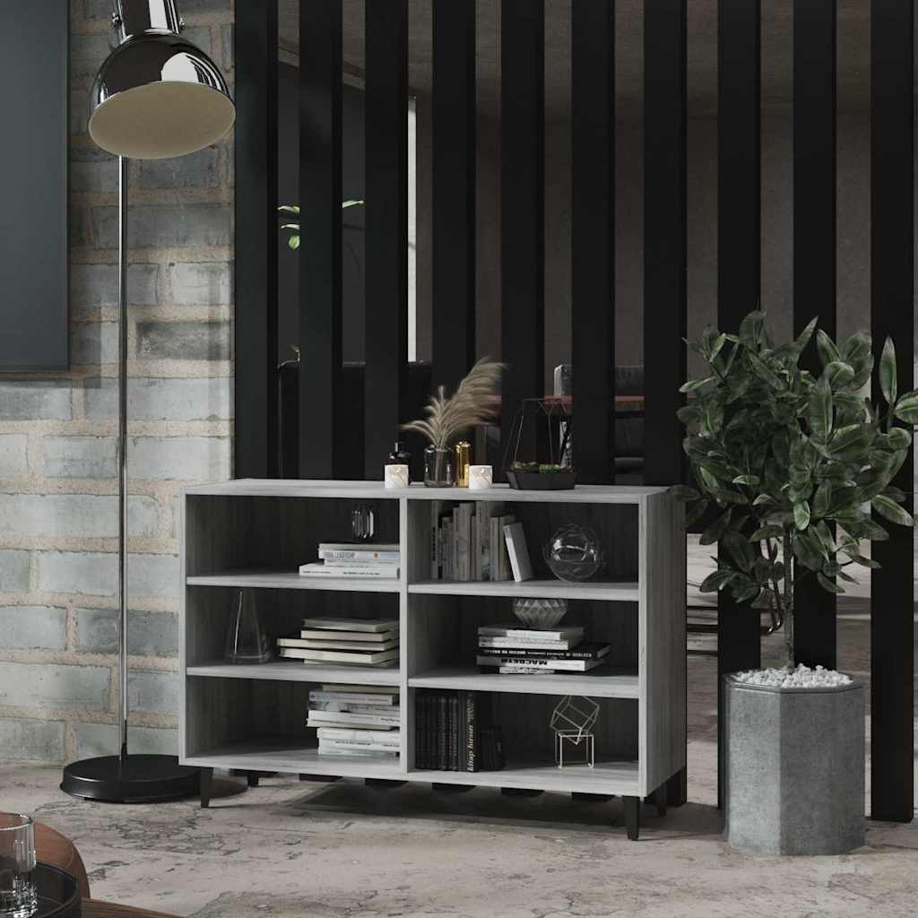 Sideboard Grau Sonoma 103,5x35x70 cm Holzwerkstoff