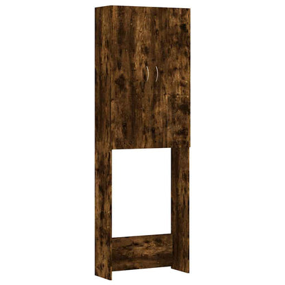 Waschmaschinenschrank Räuchereiche 64x25,5x190 cm