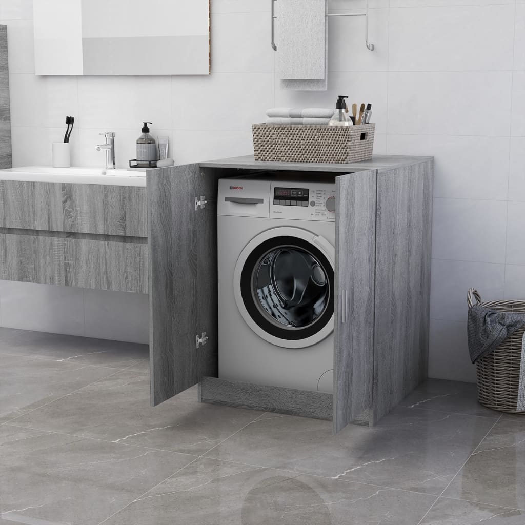 Meuble lave-linge gris Sonoma 71x71,5x91,5 cm