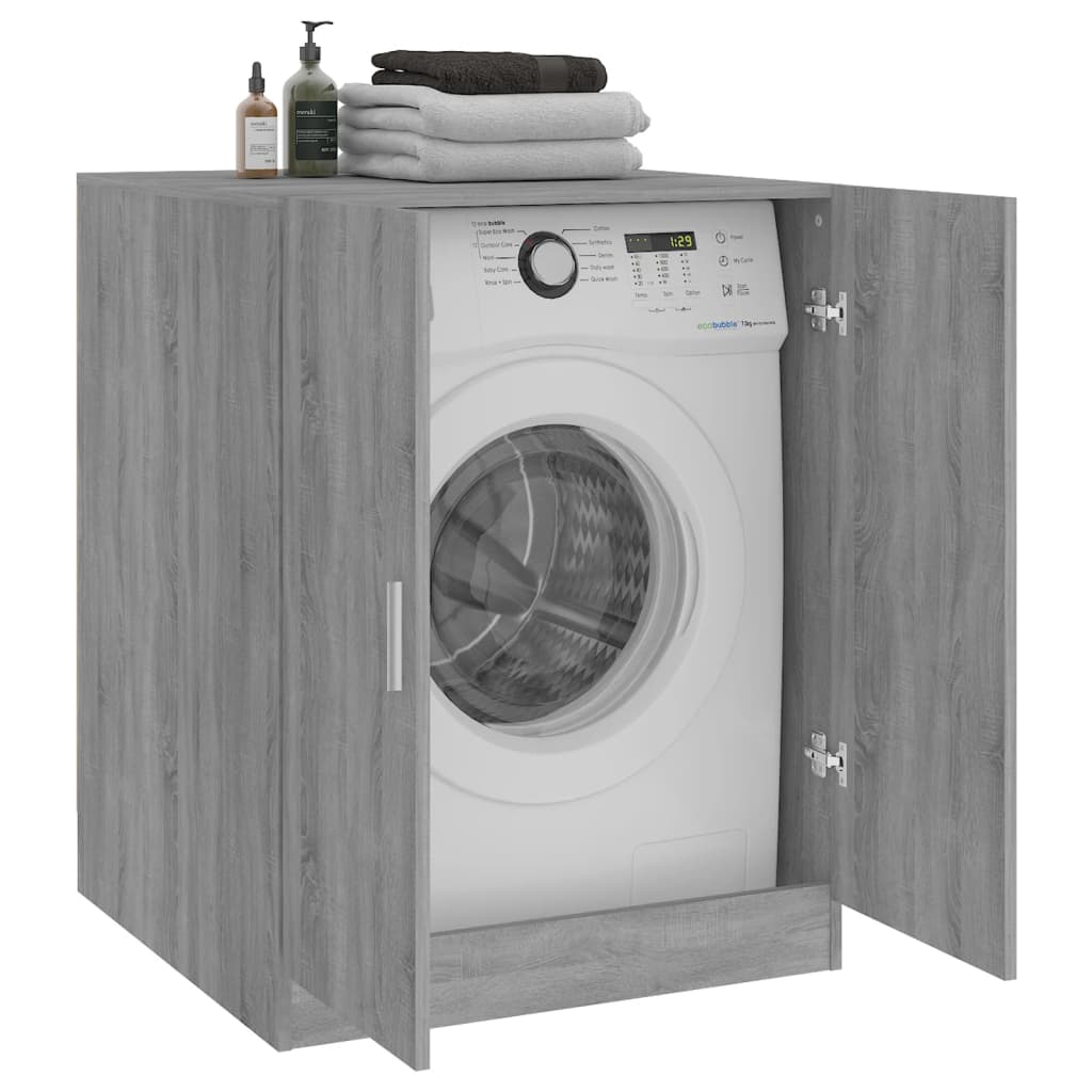 Meuble lave-linge gris Sonoma 71x71,5x91,5 cm