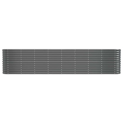 Hochbeet Verzinkter Stahl 332x40x68 cm Anthrazit