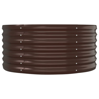 Hochbeet Verzinkter Stahl 152x80x36 cm Braun