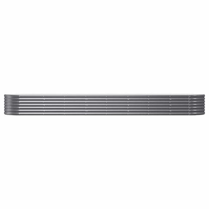 Hochbeet Verzinkter Stahl 368x80x36 cm Anthrazit