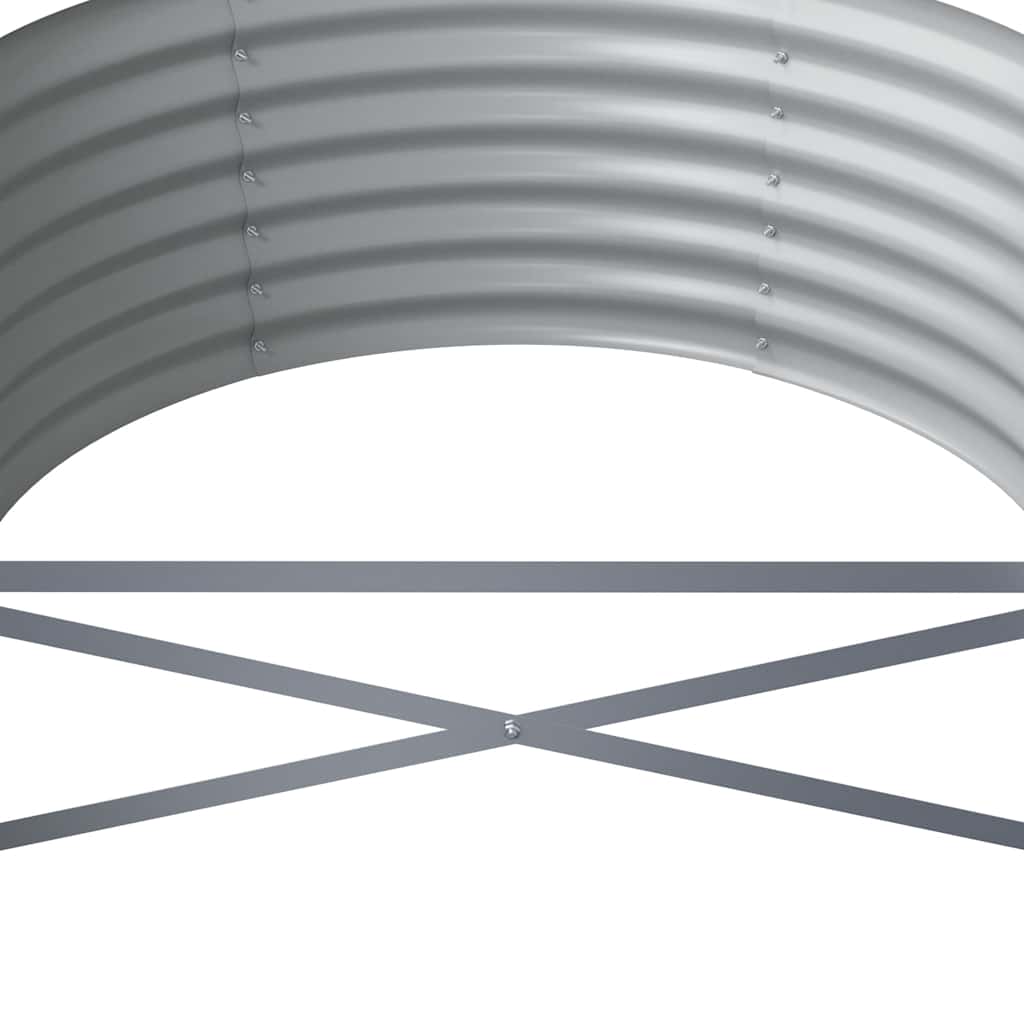 Hochbeet Verzinkter Stahl 440x80x36 cm Anthrazit