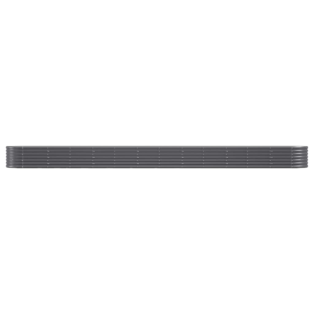 Hochbeet Verzinkter Stahl 512x80x36 cm Anthrazit