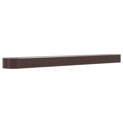Hochbeet Verzinkter Stahl 620x80x36 cm Braun