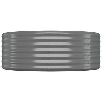 Hochbeet Verzinkter Stahl 175x100x36 cm Grau