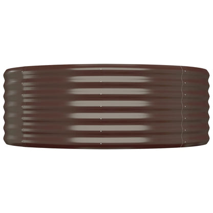 Hochbeet Verzinkter Stahl 175x100x36 cm Braun