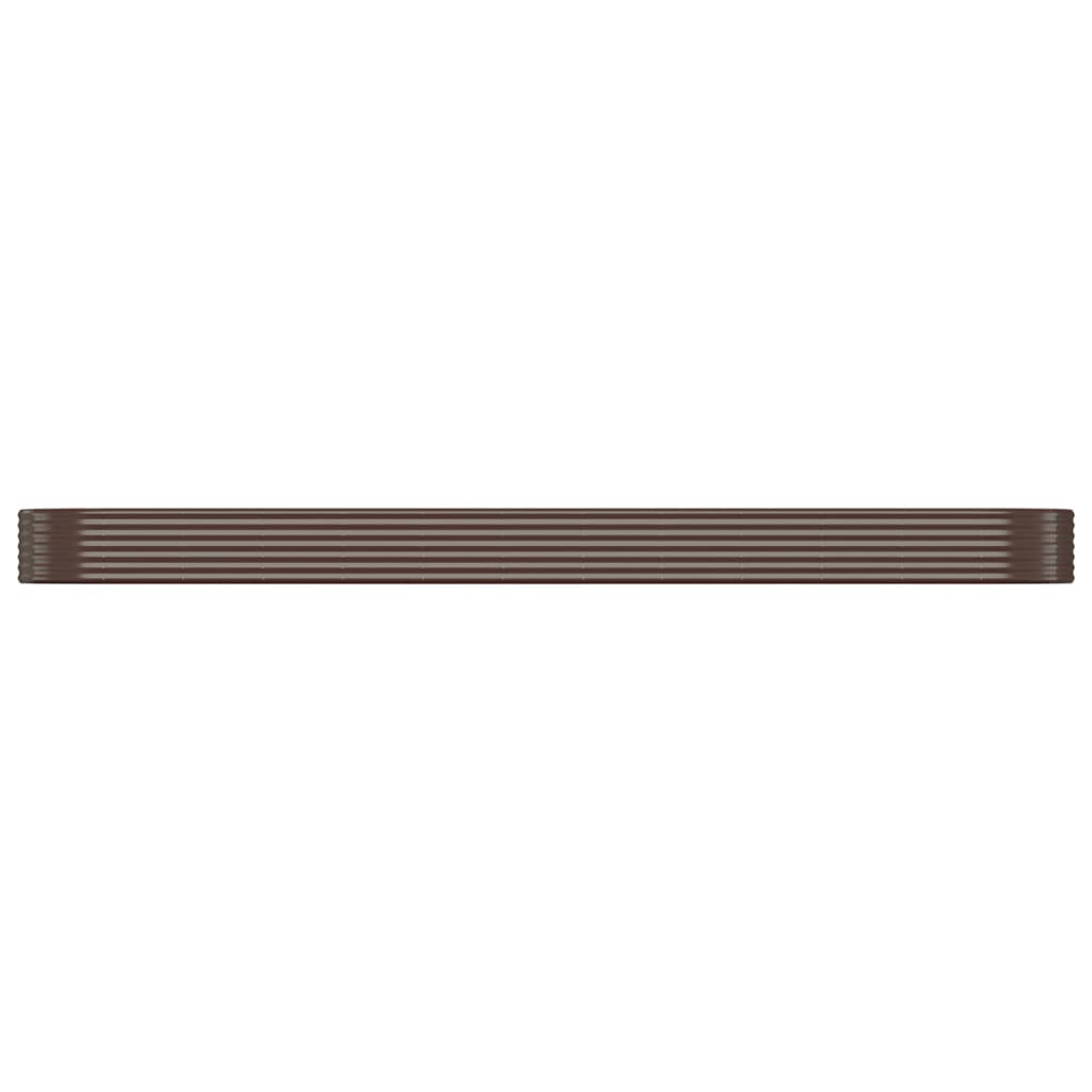 Hochbeet Verzinkter Stahl 507x100x36 cm Braun