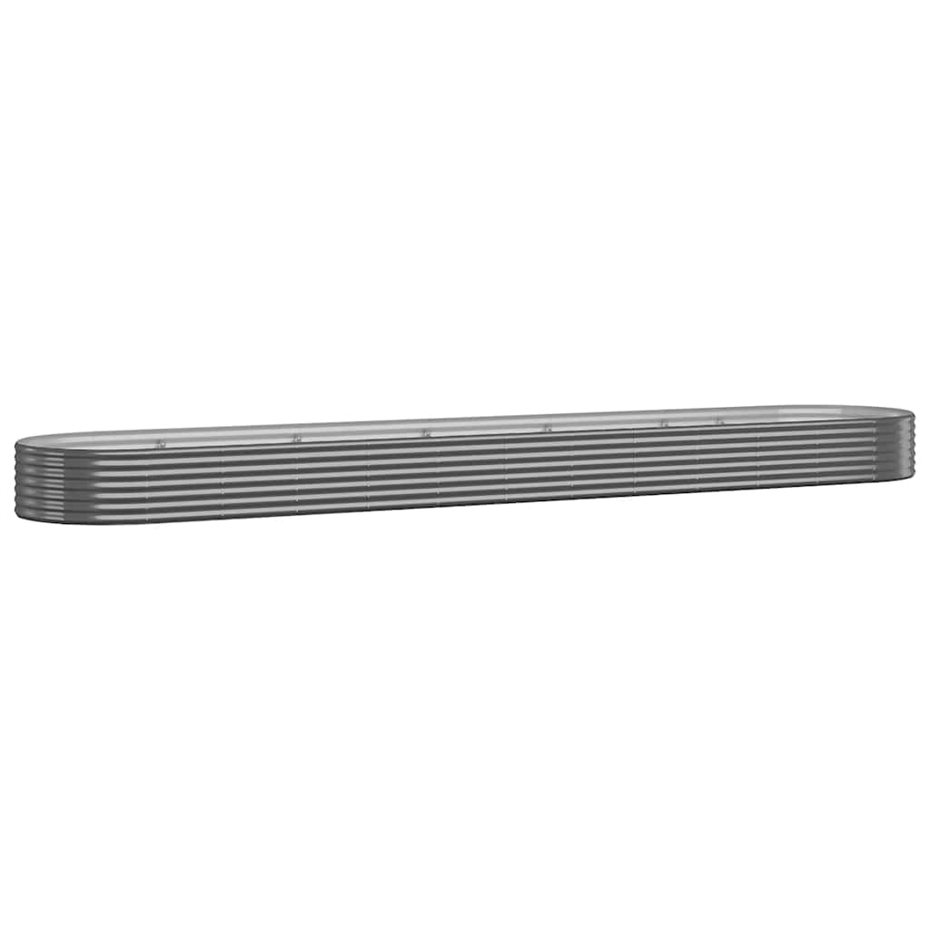 Hochbeet Verzinkter Stahl 600x140x36 cm Anthrazit