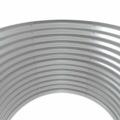 Hochbeet Verzinkter Stahl 100x100x68 cm Grau