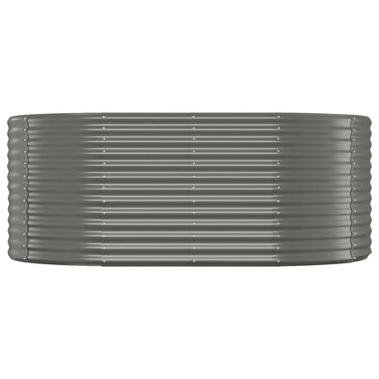 Hochbeet Verzinkter Stahl 175x100x68 cm Grau