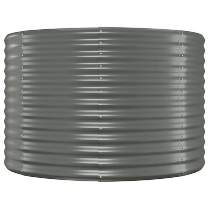 Hochbeet Verzinkter Stahl 175x100x68 cm Grau