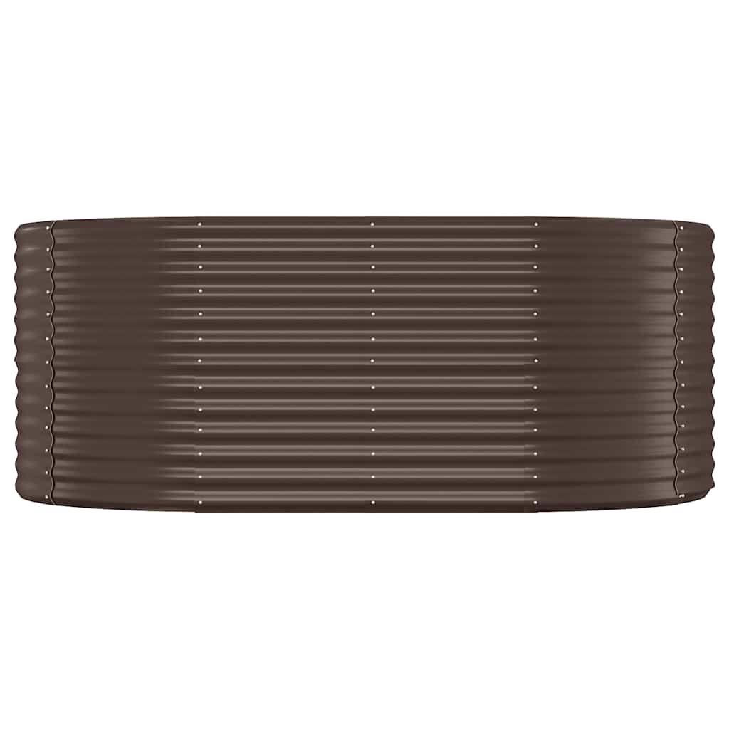 Hochbeet Verzinkter Stahl 175x100x68 cm Braun