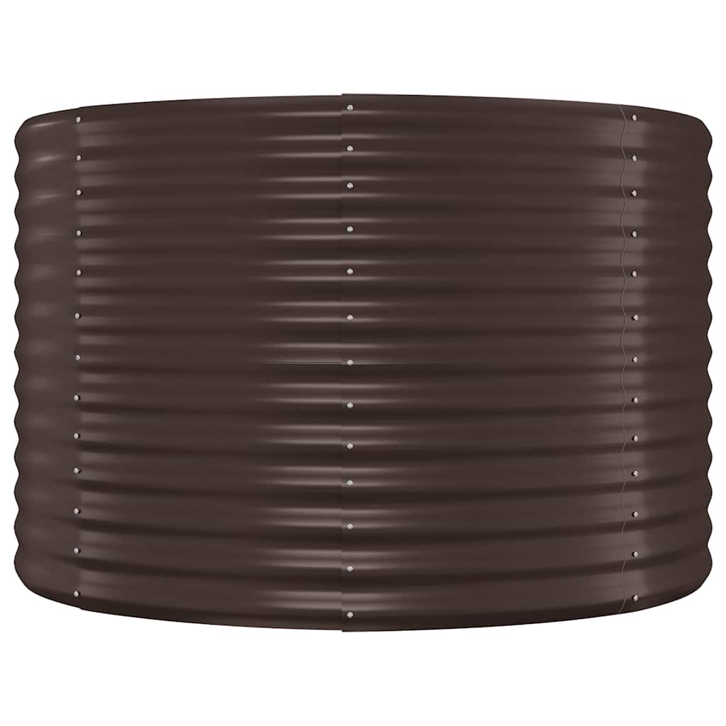 Hochbeet Verzinkter Stahl 175x100x68 cm Braun