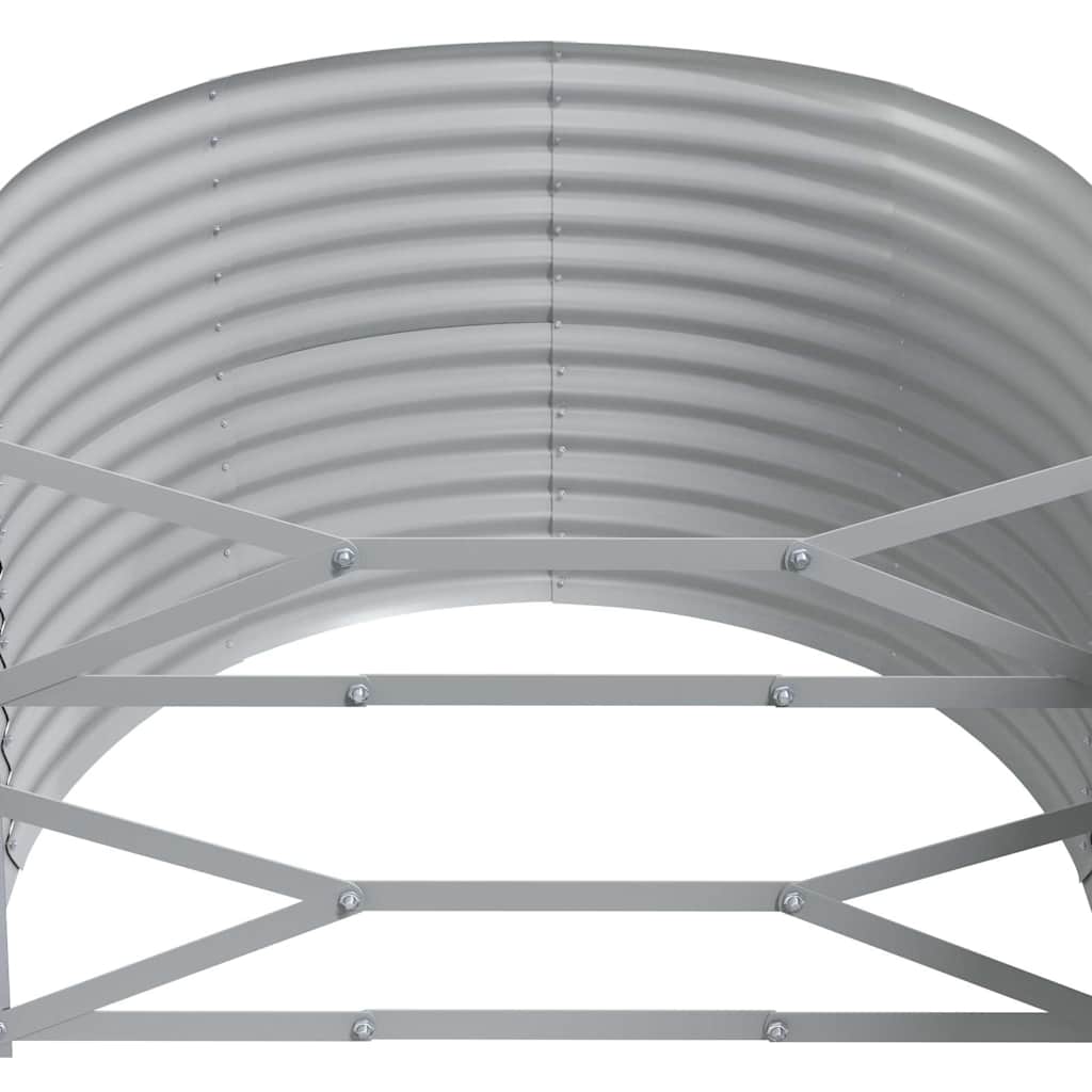 Hochbeet Verzinkter Stahl 175x100x68 cm Braun
